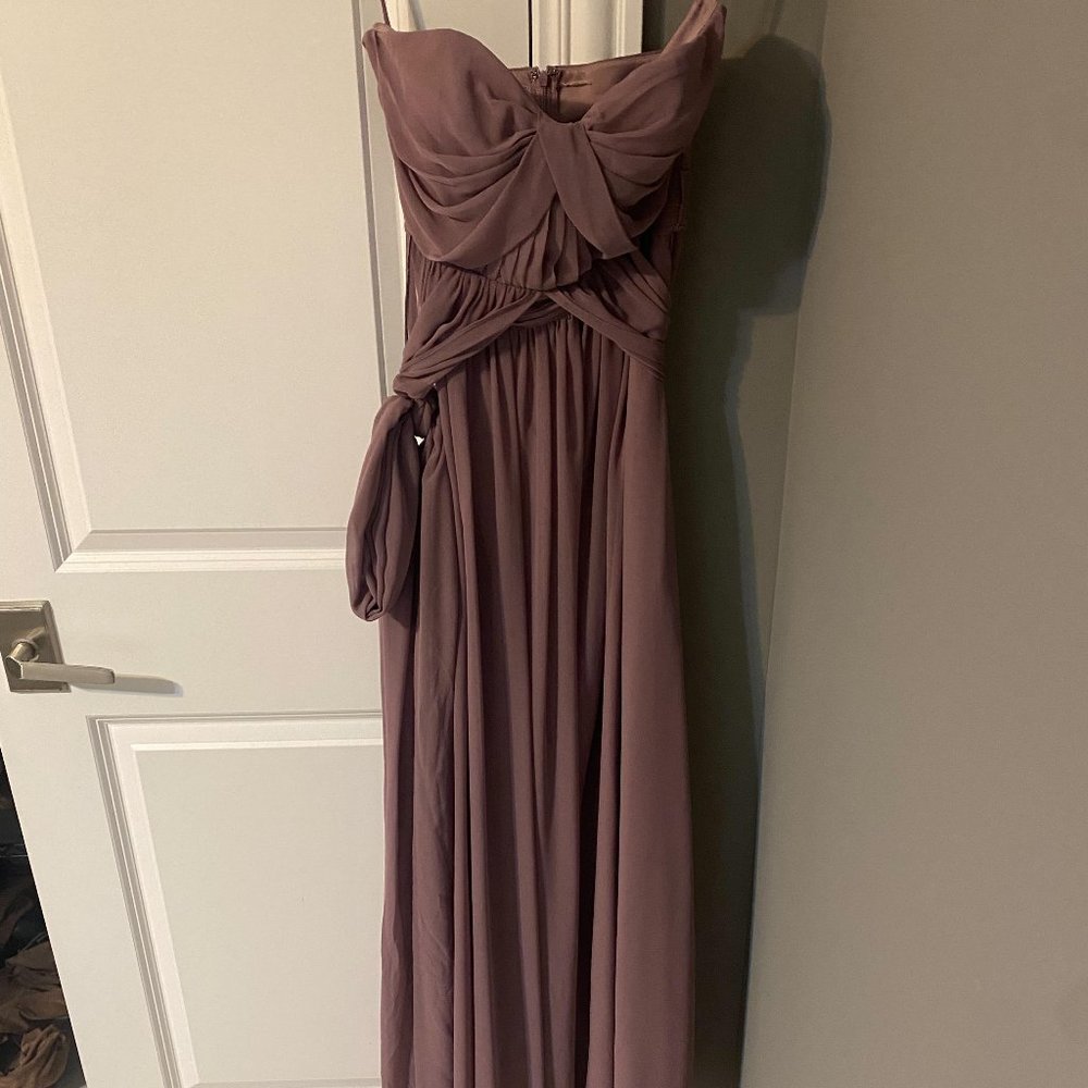 Birdy Grey: Grace Convertible Dress - Dark Mauve